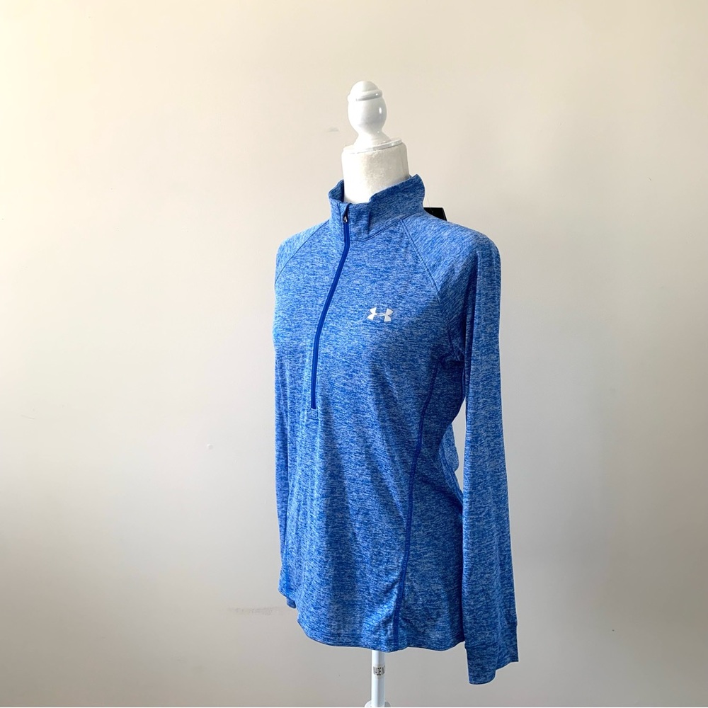 NWT Under Armour Heat Gear - Blue Long Sleeve Shirt - Medium